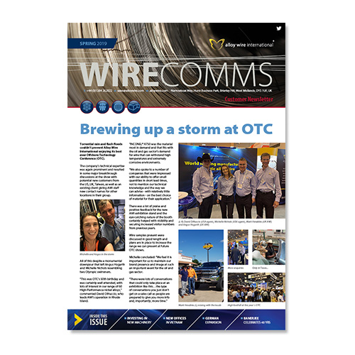 Alloy wire Spring newsletter